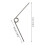 Pruning Shears Stainless Steel V-Handle 5 Pcs 2