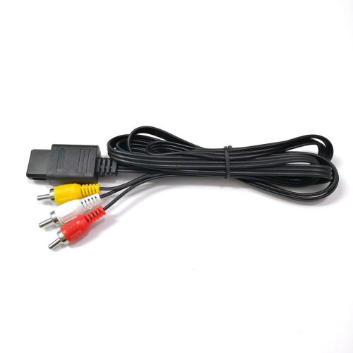 AV Cable for Nintendo GameCube N64 SNES RCA 1