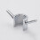 Shower Pole Hook Silver High-Strength Rust-Resistant Towel 2