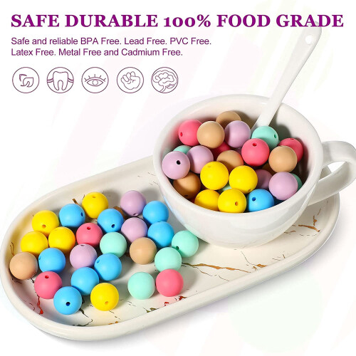 Coirníní Silicone 15mm Babhta 150pc Dathanna Éagsúla 1
