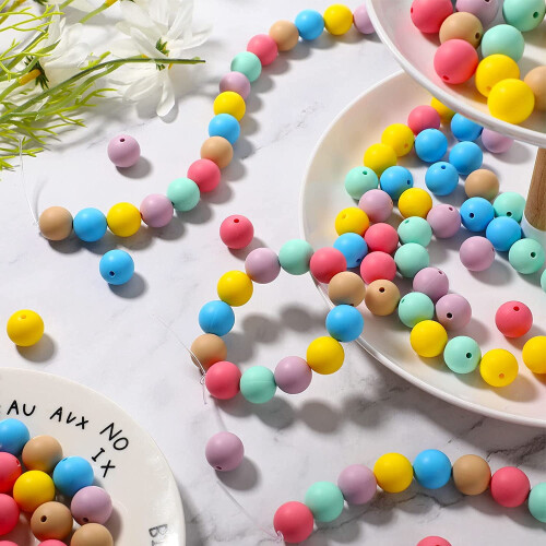 Coirníní Silicone 15mm Babhta 150pc Dathanna Éagsúla 2