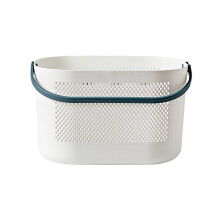 Panier de rangement de douche en plastique générique avec poignée pour salle de bain, produits de santé, cosmétiques, produits capillaires et de