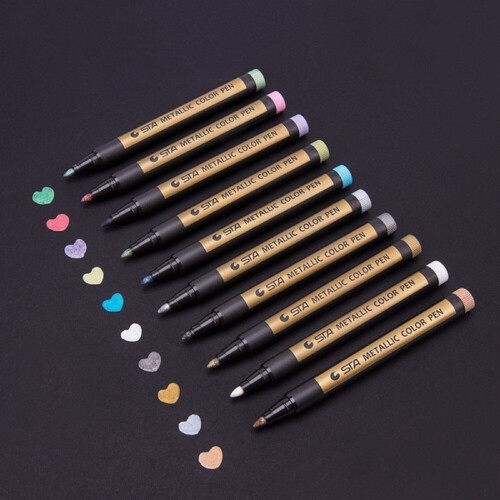 Infidev Paint Marker Pen Black Water-Based 1ml 2