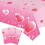 Valentine's Day tablecloth elegant disposable 54 x 108 2