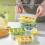 Ice Cube Mold Stackable Dustproof Easy-Clean 12-Cavity 4