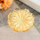 Gold Iron Fruit Plate European Style Lattice Design 6