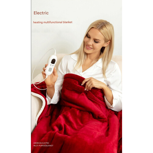 Washable plush electric heating blanket 120x150cm 1