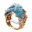 Ocean's Oath Boho Blue Wave Jewelry Set 3pcs 7