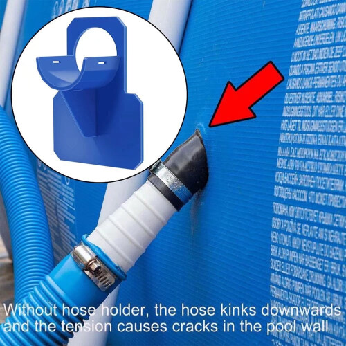 Pool Pipe Holder Mount Grey 2 Pack 1