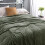 Ionze Fleece Blanket Green Thick Warm Throw 4