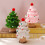 Mini Christmas Tree Desktop Decor 10pcs 2