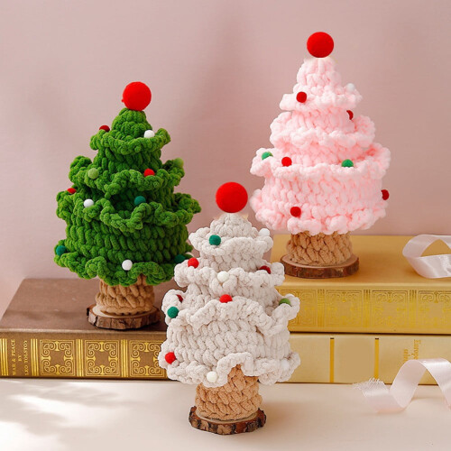 Mini Christmas Tree Desktop Decor 10pcs 1
