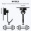 Haomacro Heavy Duty Magnetic Hook Black 18-Pack 3