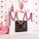 Christmas Snowflake Garland Red Metallic 1 Piece 4