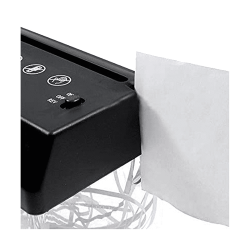 Portable electric paper shredder USB rechargeable 12-sheet 1