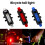 LED bike tail light waterproof USB rechargeable 1 pack 2