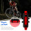 LED bike tail light waterproof USB rechargeable 1 pack 3