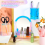 Magnetic Acrylic Locker Mirror with 2 Pen Holders 2
