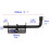 5 Inch Spring Loaded Latch Bolt Heavy Duty Black 2 Pack 3