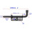 5 Inch Spring Loaded Latch Bolt Heavy Duty Black 2 Pack 4