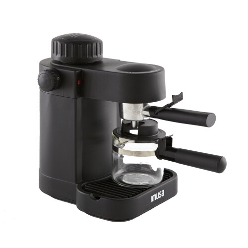 Imusa electric espresso maker black 4-cup 800W 1