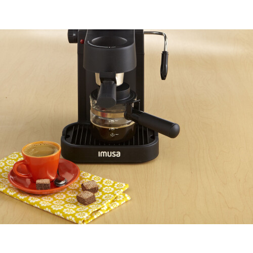 Imusa electric espresso maker black 4-cup 800W 2