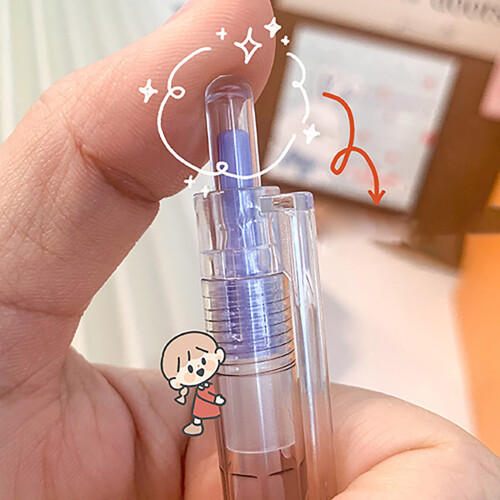 Engraved Pen Morandi Color 1 Piece Student Art Pen 2