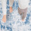Haperlare light blue modern abstract runner rug 2 ft x 10 ft 5