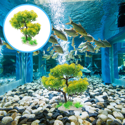 Artificial Resin Tree Aquarium Decor 1pc 1