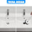 Rubber Sink Stopper with Chain 3 Pack 7