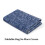 Blue Modern Area Rug 2'x3' Low-Pile Non-Slip 6