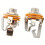 TRS Stereo Female Panel Mount Jack Silver 2PCS 3