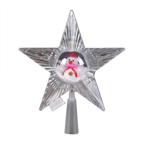 Plastic Christmas Tree Top Star 18 cm Luminous 1