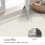 Beige bordered runner rug washable non-slip 2' x 6' 5