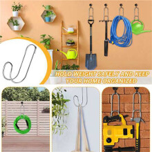 2X Flexible Garden Hose Storage Hook Water Pipe Hook Hanging Hose Bracket for Indoor and Outdoor Water Pipe