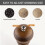 Wood Pepper Grinder Set Oak 10 inch 2 pcs 5