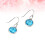ifundom titanium steel earrings blue 1 pair 5