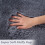 Haperlare gray round rug soft plush 3.9 ft 2