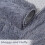 Haperlare gray round rug soft plush 3.9 ft 3