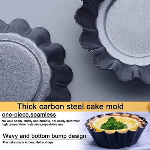 3 Inch Mini Tart Pan Nonstick Reusable Set 2