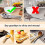 Fish-shaped stainless steel spoon rest, black, 1 piece 5