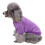 Dog Jacket Warm Soft Sweater Purple XS 4