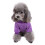 Dog Jacket Warm Soft Sweater Purple XS 5