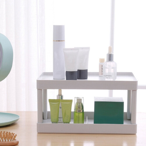 Bookshelf Desktop Organizer White 29x22cm 1