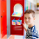 Magnetic Acrylic Locker Mirror with 2 Pen Holders 6