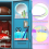 Magnetic Acrylic Locker Mirror with 2 Pen Holders 5