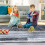 Geometric Modern Rug Gray 4 ft x 6 ft 6