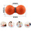 Peanut-shaped fascia massage roller 6.3 cm 7