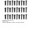 Badminton Racket Stringing Tubes 100 pcs 3