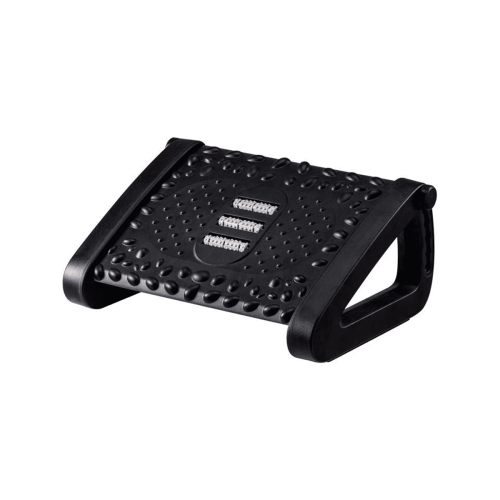Foot Rest Stool Adjustable with Rollers and Massage Pad 1